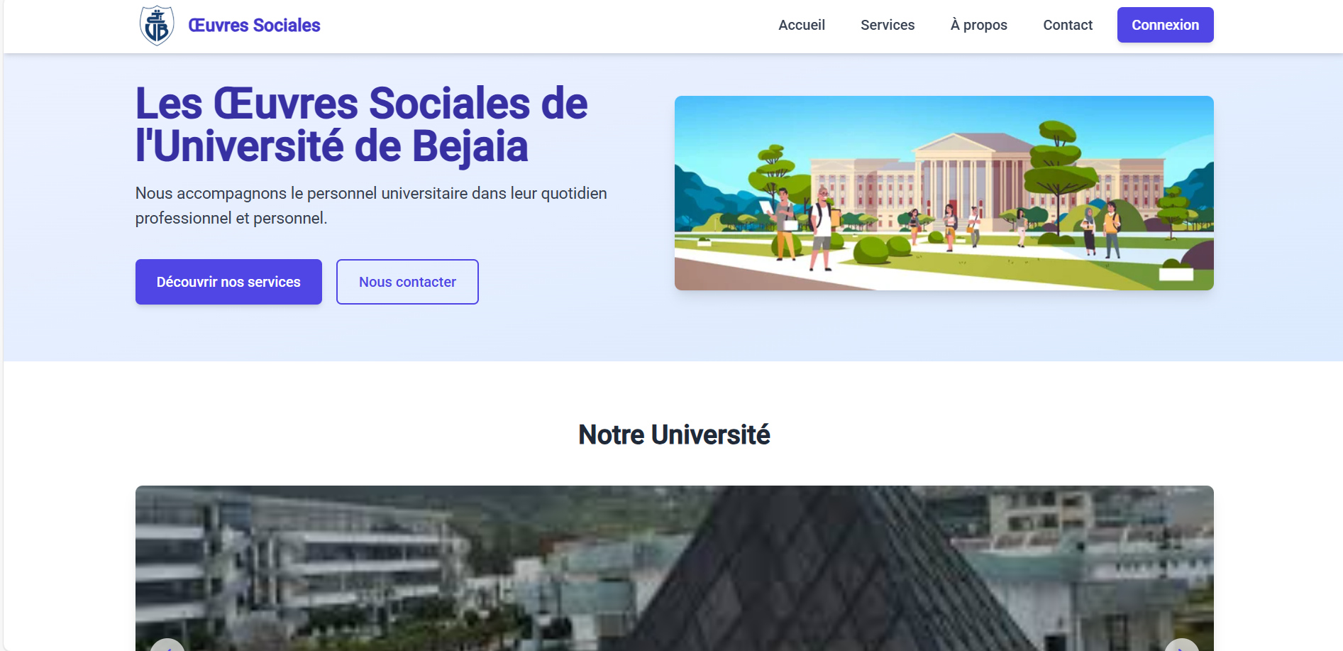 University Social Services Management platform built with Angular and Spring Boot – The4Devs project